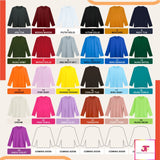 Kaos Polos Wanita Lengan Panjang Soft Cotton Combed 30S Reguler Fit - S